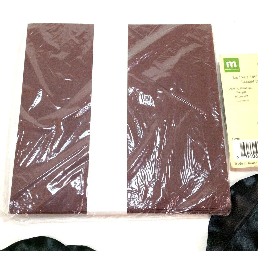 Stampin Up Carousel Note Cards & Envelopes, Details Eyelet Quotes & Silk Leaves